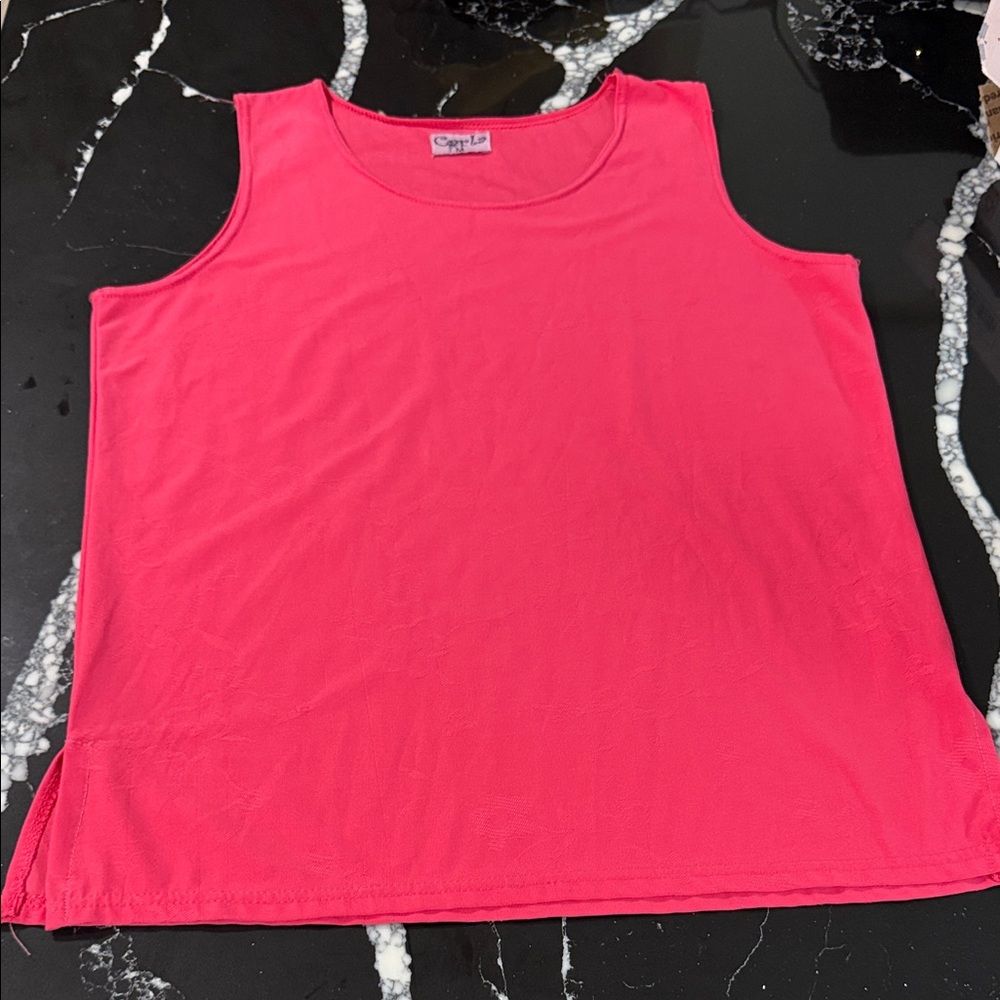 Copper Key Bright Pink Women's Tank Top